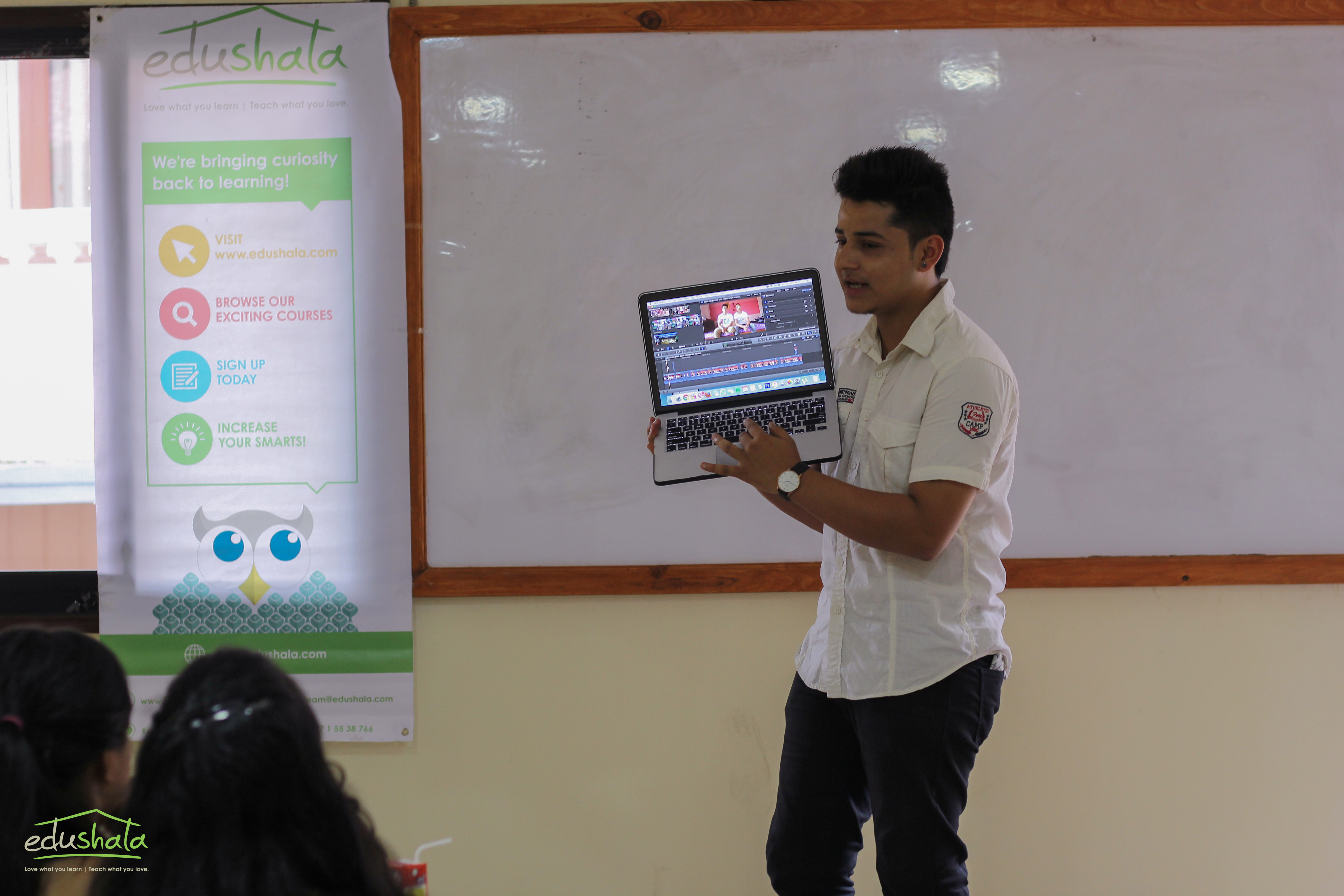 Edushala conducts “Learn to be a YouTuber with Aayush Rimal” workshop successfully