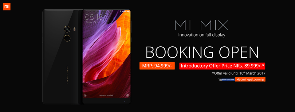 Xiaomi Mi Mix with 6GB RAM Available for Pre-Booking