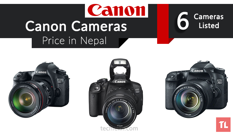 Canon Cameras Price in Nepal | 2017