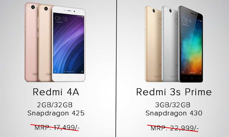 MI Nepal Cuts Price On Redmi 4A & Redmi 3s this Festive Season