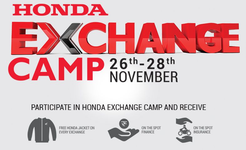 Honda Exchange Camp Underway – Free Jacket, On the Spot Finance and Insurance