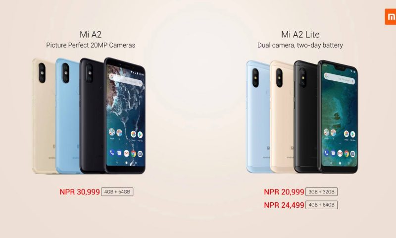 Xiaomi Mi A2 and Mi A2 Lite Finally Available in Nepal at an Unbelievable Price!