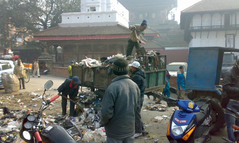 KMC Installs 12 Solar Powered Dustbins; Plans to Install 60 Around Kathmandu