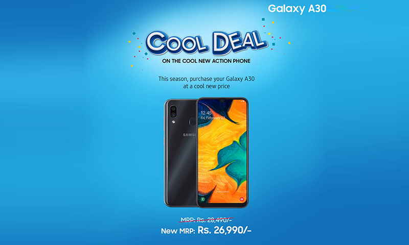 Samsung Galaxy A30 Gets Cool for the Summer – Available at Discounted Price!