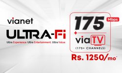 At Only Rs. 1250 Per Month, Vianet Launches 175 Mbps Internet with TV Under Its Ultra-Fi Package