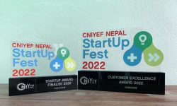 VoxCrow Receives “Best Customer Excellence Award” in CNIYEF Nepal Start Up Fest 2022