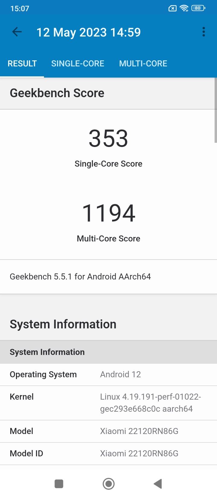 Geekbench 5