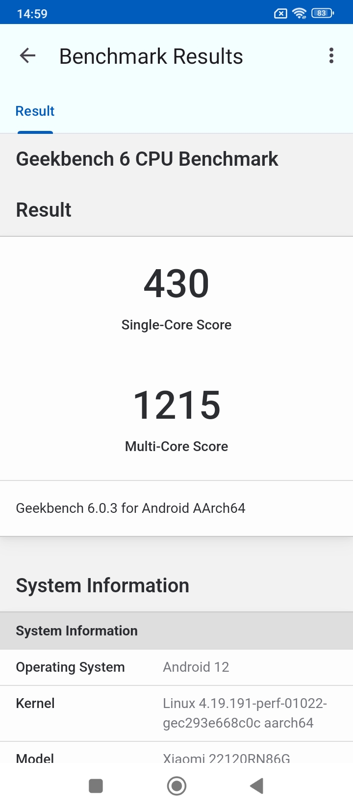 Geekbench 6