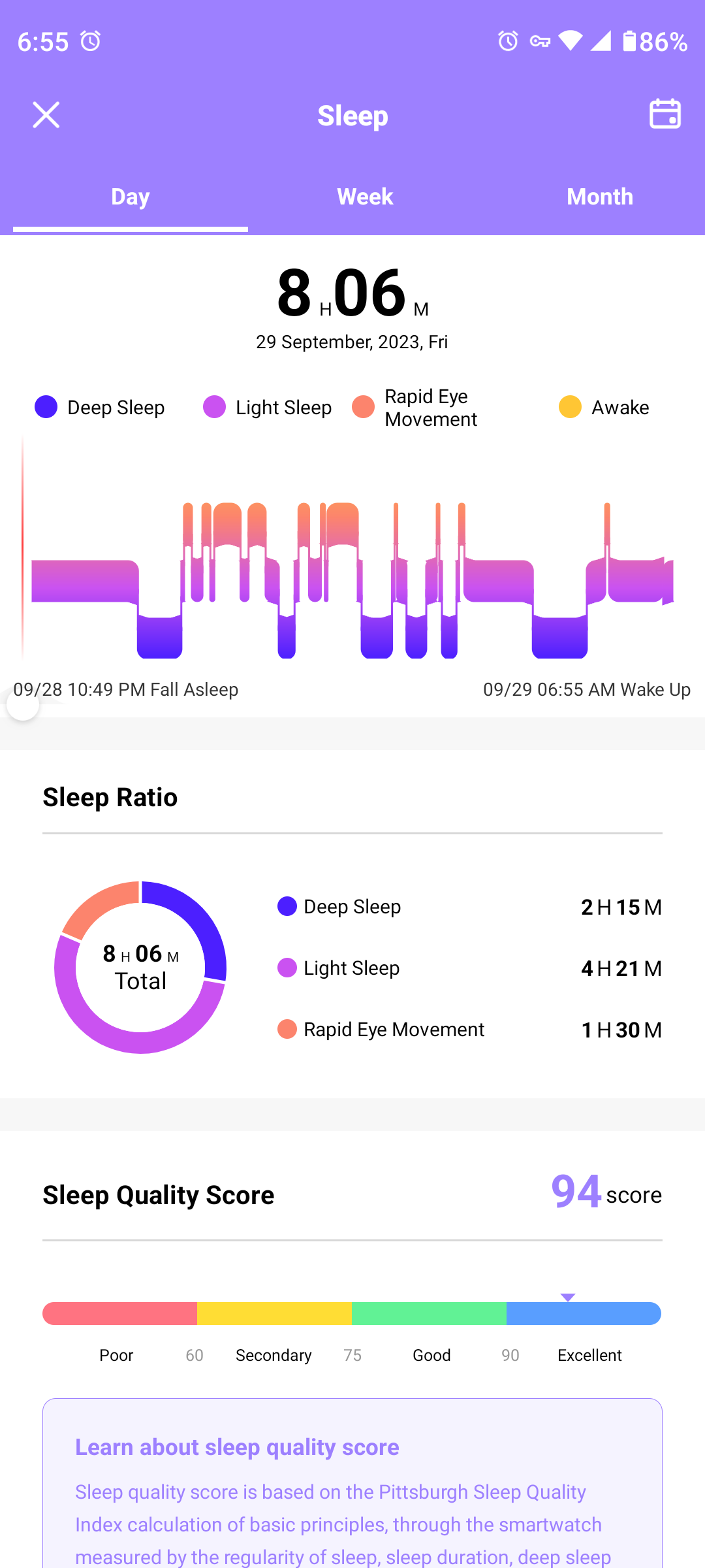 Sleep tracking