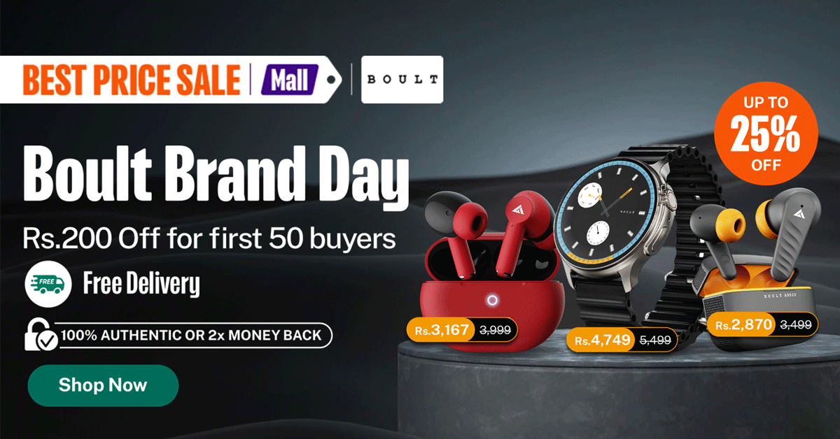 BOULT Nepal Brand Day Campaign: Discounts on TWS Earbuds and Smartwatches!