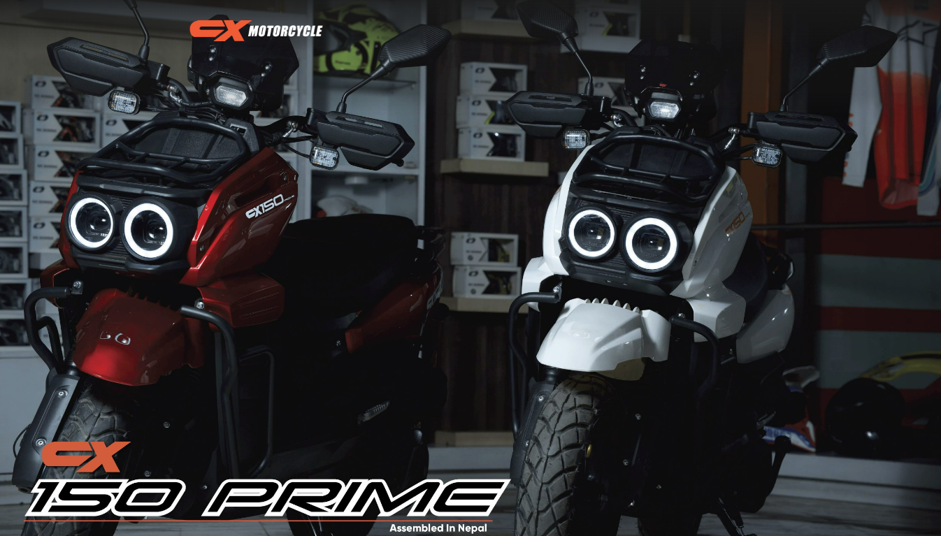 CX150 Prime – First Locally Assembled CX Scooter Launched in Nepal