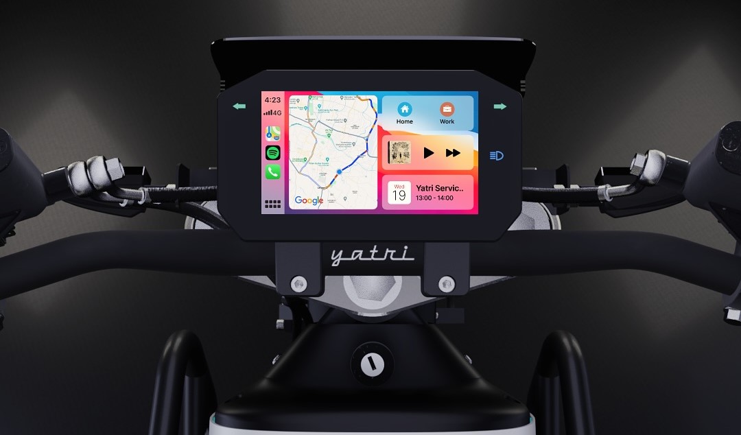 Yatri P1 Gen 2 to Be the First Electric Motorcycle with Wireless CarPlay and Android Auto