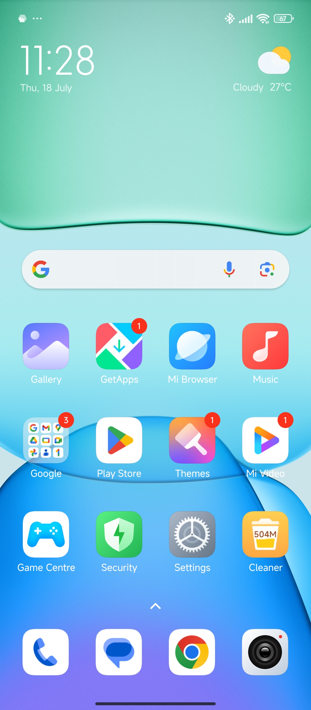 Pre-installed apps on Redmi 13