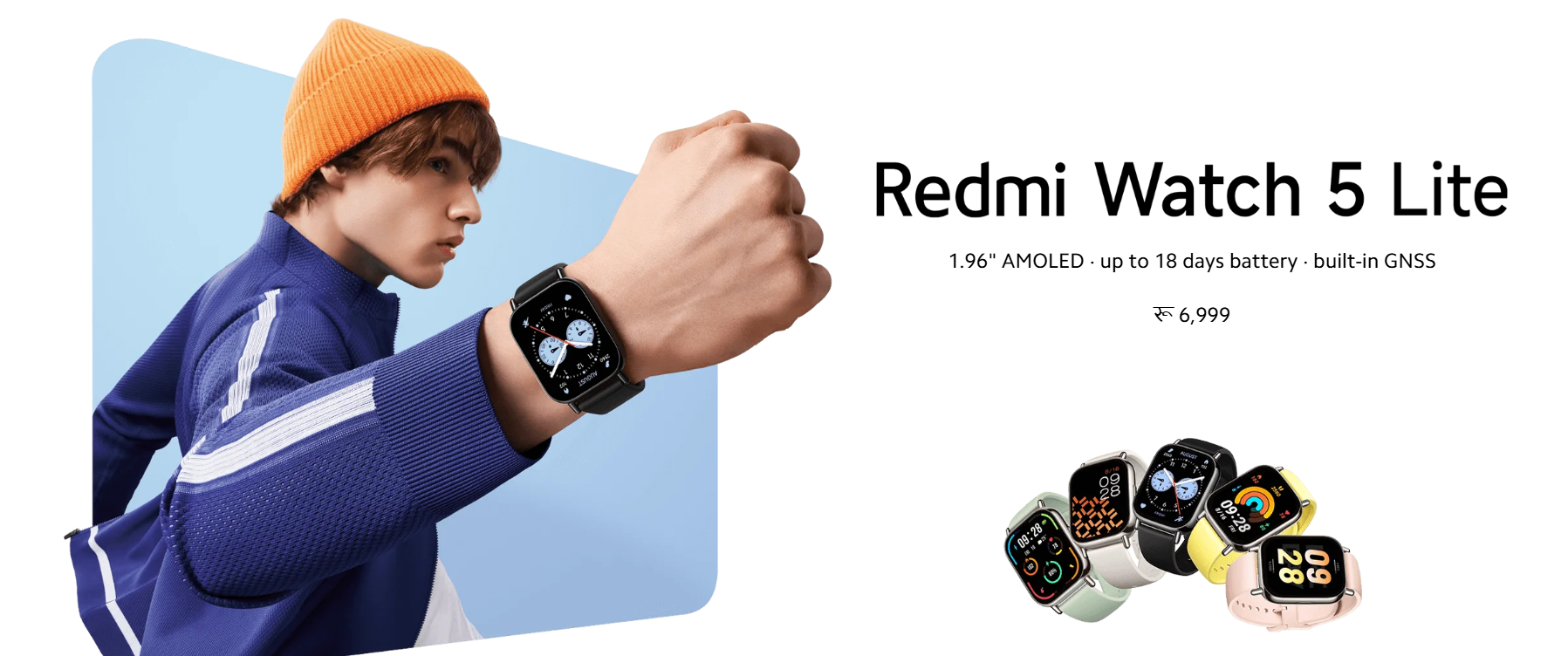 Redmi Watch 5 Lite with AMOLED Display and Built-In GNSS Launched in Nepal